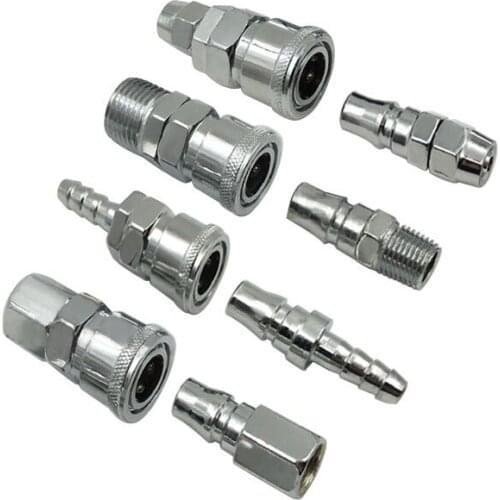 10Pcs Pneumatic Air Compressor Pump Hose Connector Self-locking Quick Plug Gas Pipe C Type Quick Connector Sm20 PP20 PH20 SP20