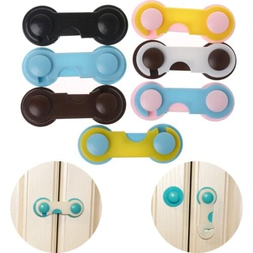 4Pcs Doors Drawers Wardrobe Toddler Baby Children Protection Safety Plastic Lock MAY18-A