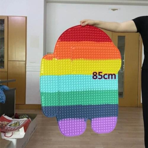 85 CM Big Size Fidget Toys Push Bubble Toy Autism Needs Squishy Stress Reliever Toys Adult Kid Funny Anti-stress For Children