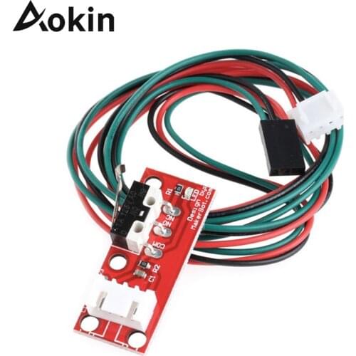 Aokin Mechanical Limit Switch With 3 Pin 70cm Cable For RAMPS 1.4 Switch 3D Printer Parts Endstop Mechanical Limit Switches