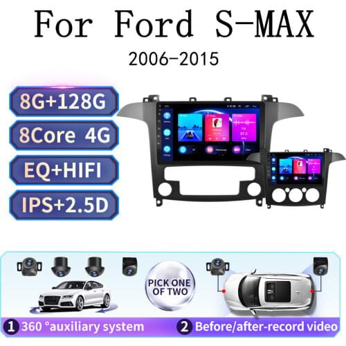 2 din For Ford s max S-Max 2007 2008 Car Radio Multimedia Video Player Navigation GPS Android 9.0 Auto Stereo car radio no dvd