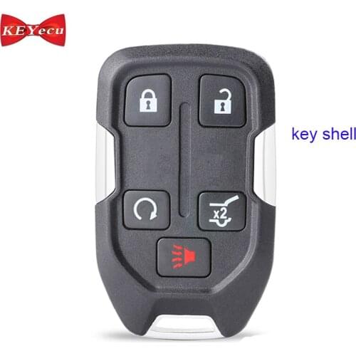 KEYECU for GMC Terrain 2018 2019 Acadia 2017 2018 2019 Remote Key Shell Case Fob for HYQ1EA HYQ1AA
