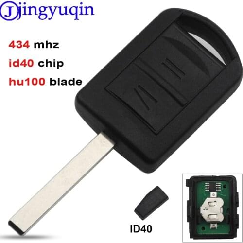 Jingyuqin 2BT Remote Key for 5WK48668 for AGILA MERIVA ASTRA CORSA C COMBO VAN TIGRA VECTRA ASK 433.9MHz with ID40 Chip for Opel