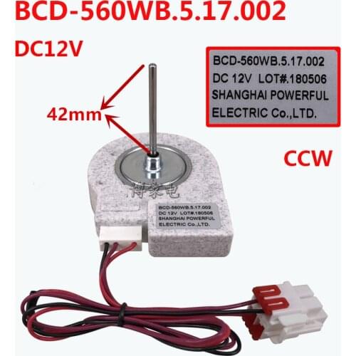 For Refrigerator Motor BCD-560WB.5.17.002 DC12V part