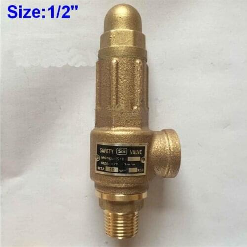 DN15(G 1/2") Brass Safety Pressure Relief Valve
