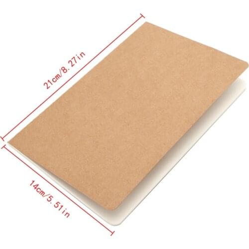 A5 Kraft Paper Journal Diary Note Book Blank Page Stationery Graffiti Planner