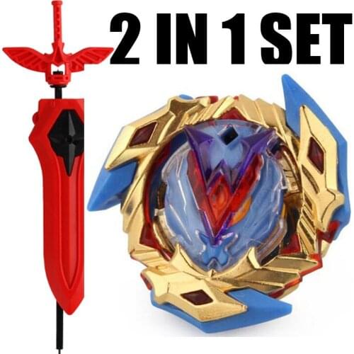 GOLD Special Edition Spinning Top BURST B-104 Starter Winning Valkyrie.12.VI Toy Kids With Sword Launcher