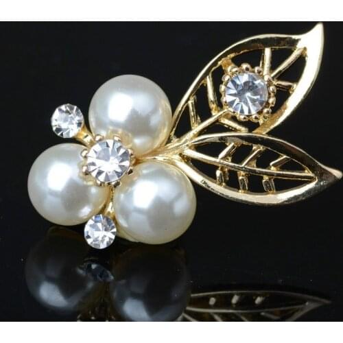 Hot Sale wholesale 20pcs/lot Wedding Diamond Button rhinestone with pearl Button Crystal DIY hair garment Accessories YF06