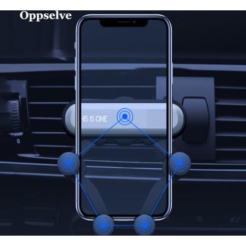 Gravity Car Phone Holder GPS Support Telefon Car Mount Mobile Cell Phone Stand For iPhone 12 Pro Max X Huawei P40 Xiaomi Samsung