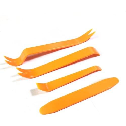 JEAZEA New 4PCS Plastic Car Door Radio Panel Door Trim Dash Hand Tool Removal Double Ended Repairing Tools