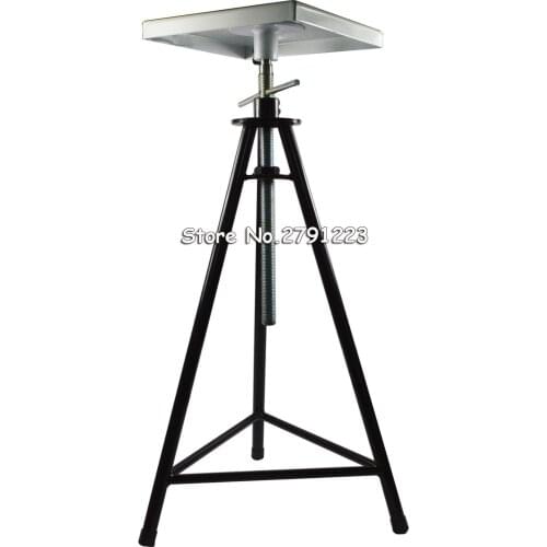 Ceramic turntable lifting triangular sculpture platform