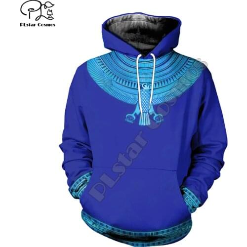 PLstar Cosmos Horus Egyptian God Pharaoh Anubis Ancient Egypt Tattoo 3DPrint Men/Women Tracksuit Streetwear Pullover Hoodies A17