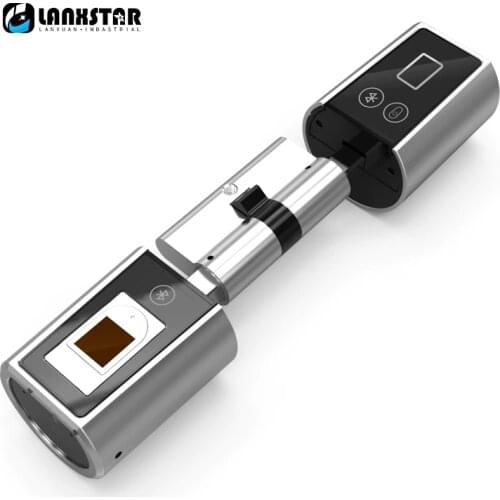 Lanxstar Micro Type Intelligent Lock Fingerprint Smart Anti-theft Door Interior Door Remote Bluetooth