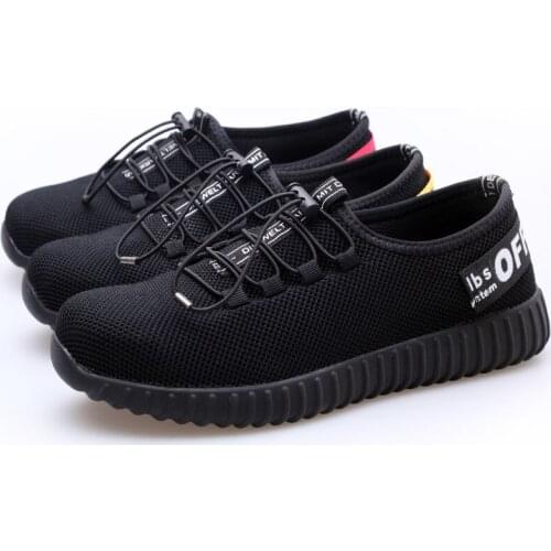 35-46 Summer Men Safety Shoes Steel Toe Boots Outdoor Prevent Puncture Construction Safety Work Boots Indestructible Shoes