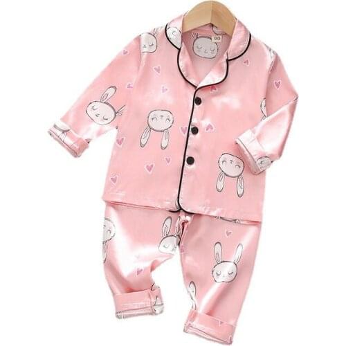 New Baby Fashion Cartoon Pajamas Suit Spring Autumn Kids Girls Casual Shirt Pants 2pcs/sets Children Clothing Toddler Sportswear