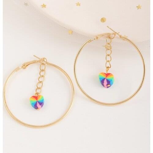 New Arrival Cute/Romantic New Earrings Womens A Pencil Lovely Love Polymer Clay Alloy Tai Chi Earrings Jewelry for Girls