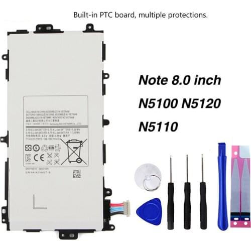Original SP3770E1H Battery For Samsung GALAXY Note 8.0 N5100 N5120 N5110 4600mAh