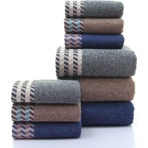 Adult thick cotton towel Soft water absorption