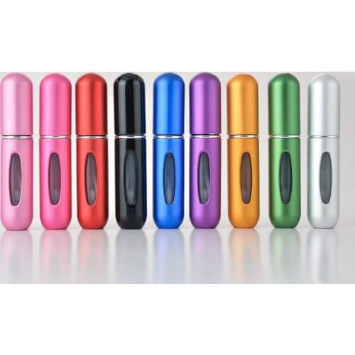 Portable 5 ML Perfume Bottle Bottom Filling Glass Empty Self Pump Atomizer Mini Size Makeup Tools Spray Refillable Scent-Bottle