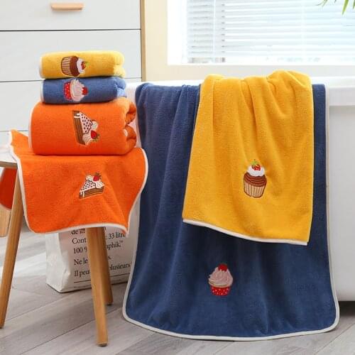 Drop Shipping 2pcs Towel Set Microfiber Bath Towel And Face Towel Hotel Quick Dry Towels Absorbent Soft For Outdoor Swimming
