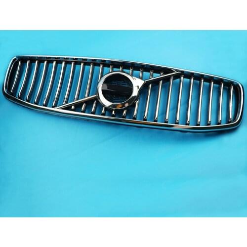 31425407 Black Chrome Front Bumper Grill Radiator Grille For VOLVO S90 V90 2017 2018 2019 2020