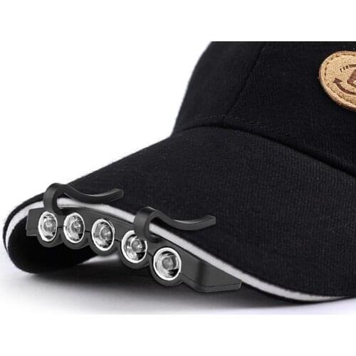 LED Hat Clip Lamp Portable Cap Lamp Light And Compact Hands-Free Outdoor Riding Hiking Camping Special Lighting Easy To Use