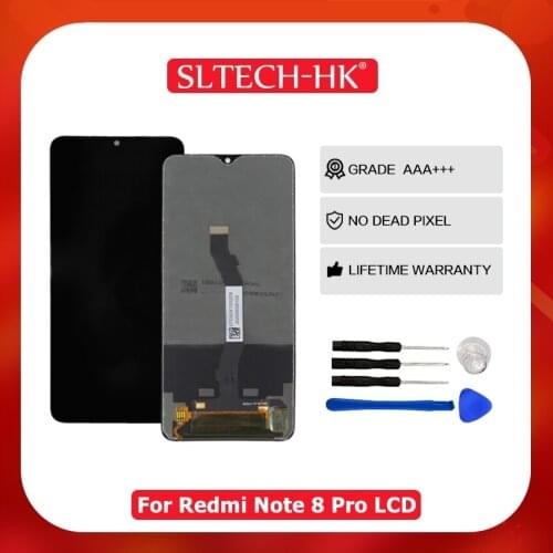 10-Touch AAA+++ For Xiaomi Redmi Note 8 Pro LCD Display With Digitizer Screen Assembly Replacement