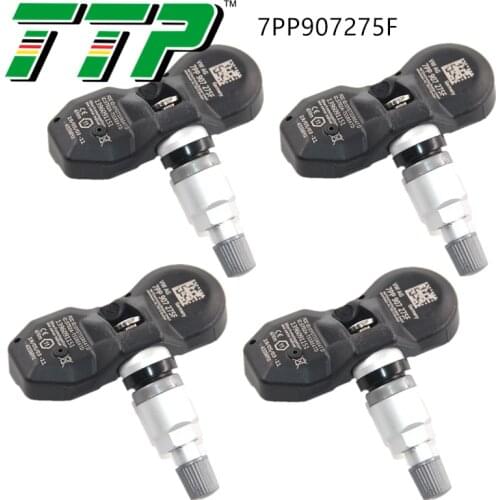 4PCS 433MHz 7PP907275F TTP Tire Pressure Monitoring System Sensors For Audi A6 RS6 RS7 A4 A8 Q7 R8 Porsche Cayenne Volkswagen