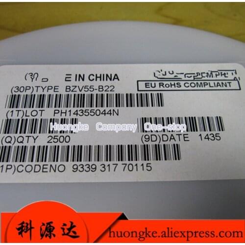 50PCS/LOT BZV55-B22 LL34 Diode