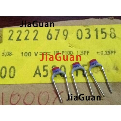 50PCS NEW BC 100V1.5PF 1P5 0.25% P5MM silver film ceramic capacitor PH 679 1.5PF 100VDC high frequency hot sale 1.5P/100V