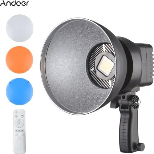 Andoer LED Video Light 150W 6500K 15000LM CRI95+ with 3 Filter Panels Remote Control for Photography LED Video Light