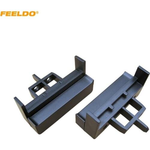 FEELDO 1Din Car Radio Fascia Frame For Audi A2 1999-2005 A3/A4 1999-2001 A6 1997-2001 Stereo Dashboard Cover Frame Trim