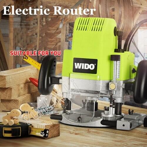 Electric Router Woodworking Trimmer Router 1850W Trimmer Slot Machine DIY Wood Multifunction Milling Planer Machine M1R-KA7-12f