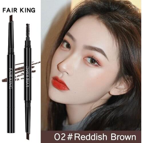 EYEBROW PENCIL Double-headed Automatic Eyebrow Pencil Long Lasting Natural Waterproof SweatProof NonStaining Fashion Color TSLM1