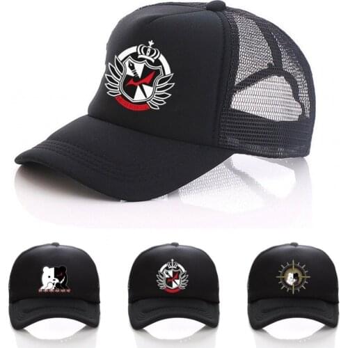 Anime Danganronpa Printing Cotton Sport unisex Accessories Cosplay women men Cap Summer Snapback hat