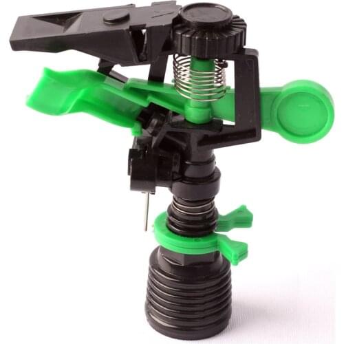 G 3/4'' Female Thread Rocker Arm Sprinklers 360 Degree Automatic Rotating Adjust Nozzle Garden Lawn Irrigation Water Emitters