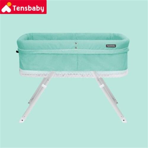 Multifunctional Folding Baby Bed Infant Crib Cradle New Born Bed Portable baby Cot with Mosquito Net