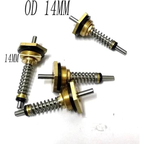 100 Pcs OD 14mm Length 48.5mm Thimble Gas Boiler Water Valve For LPG Water Heater Linkage Valve 14*48.5*3mm