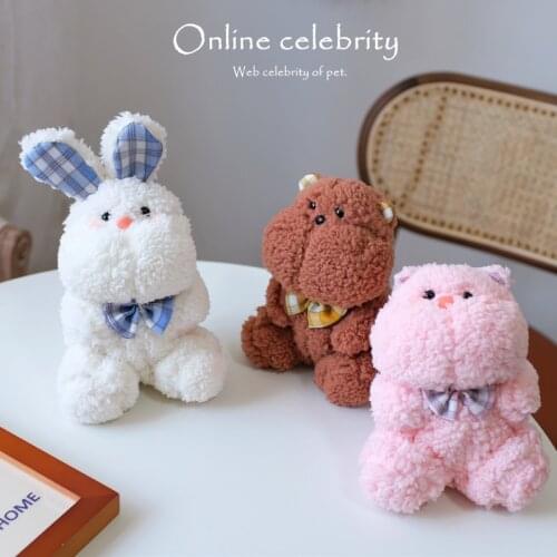 23/35/45cm kawaii Animal Teddy Bear Rabbit Frog Tiger Pig Plush Toys Cartoon Stuffed Soft Pillow Back Sofa Cushion for Girls Kid