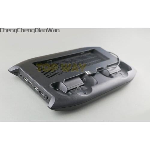 For Xbox One X XBOXONE X Stand With 4 USB HUB Video Game Console Cooling Gamepad Charging Bracket Holder ChengChengDianWan