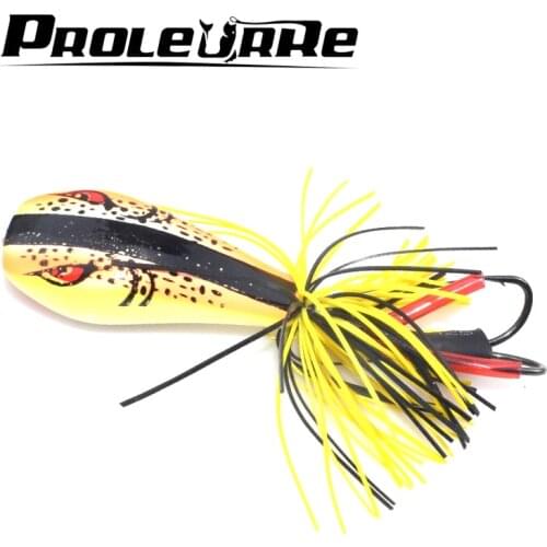 Proleurre 1Pcs 9CM 9.2G Good Winter Fishing Frog Lures Top water Ray Frogs Artificial Hard Fishing Baits Bass Carp Lures Pesca