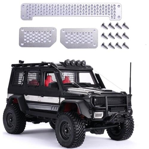 DJC Metal Mesh Front Grille Cover For 1/12 Scale Mangniu G500 RC Car Upgrade Accessories