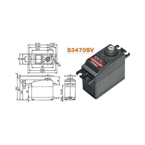 FUTABA S3470SV Hi-Volt SBus2 Digital Servo for RC EP Car