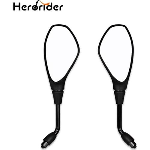Herorider Motorbike Scooter Motorcycle Mirror 10mm Black Side Rear View Rearview Mirror Motorcycle For Bmw F800Gs F650Gs F800R
