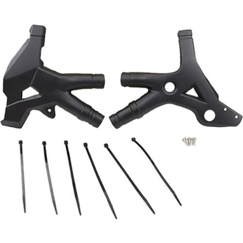 1 pair Motorcycle Side Panel Frame Guard Protector Cover Black fits For BMW F800GS ADV Adventure 2008-2018 2014 2015 2016 2017