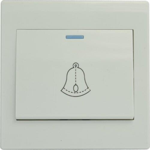 10 PCS) Door access control button NO signal automatically restroration aluminium alloy Switch press to connect security alarm