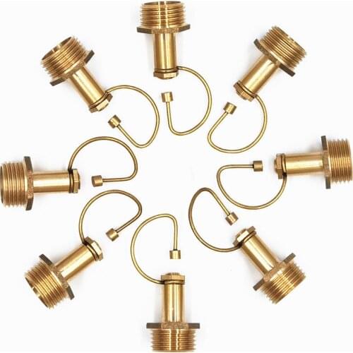 5PCS Brass Misting Nozzles G type Refractor Atomizing Sprinklers Head Farming Watering Tools Gardening irrigation Accessories