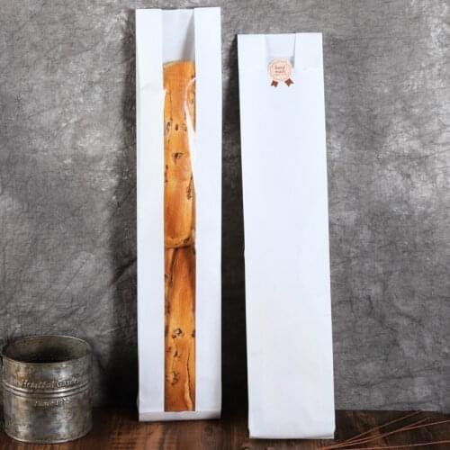 50Pcs Kraft Paper French Bread Bags for Homemade Bread Baguette Bags Keep Bread Fresh Baguette Bread Bags For Homemade Bread