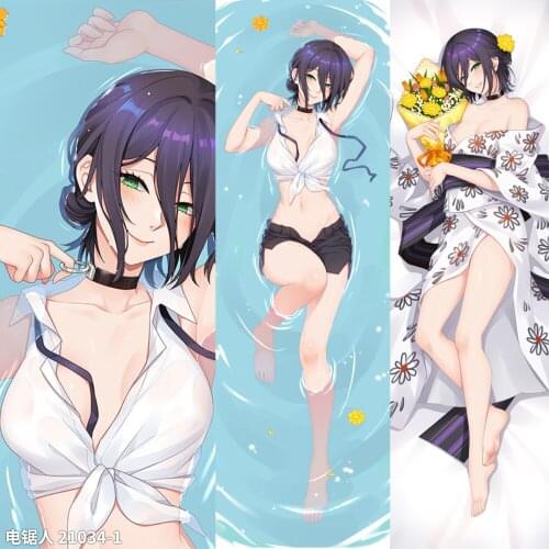 Anime Chainsaw Man Reze Dakimakura 2WAY Hugging Body Pillow Case Cosplay Japanese Game Otaku Pillow Cushion Cover Gifts