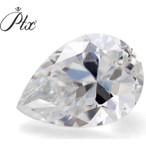 Real Loose Moissanite Diamond D Color VVS1 GRA Moissanite Pear Shape Excellent Ordinary Cut For Diamond Ring Jewelry Hot